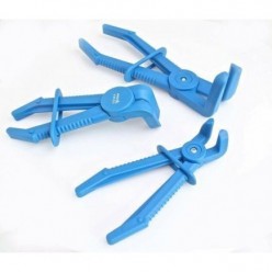 3pc Flexible Hose Clamp Pipe Pliers Set 90° Degree Angled Clamping Tool A-3FLEXI