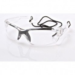 Clear Lens Protection Safety Goggles Eye Glasses Workshop Cord SATRA S-SG53