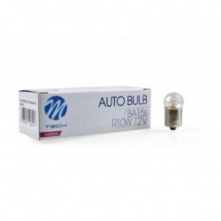 M-TECH 10pcs R10W Bulb Set BA15s G18 12V/10W CLEAR Rear Position Indicator Z31