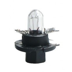 M-TECH 10pcs BAX Bulb Set BX8.4D 12V/1.2W BLACK Clear Dashboard Lights Z57
