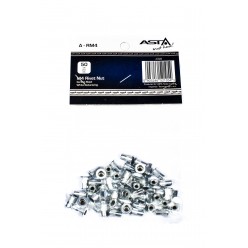50pc M4 Rivnuts Blind Nutserts Threaded Rivet Nuts Carbon Steel Open End A-RM4