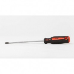 PZ1 Pozidrive Screwdriver 5mm Metric Magnetic Tip Mounted In Entire Handle 150mm