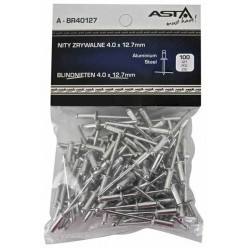 ASTA A-BR40127 Ø4.0x12.7mm Aluminium Blind Rivets (100 Pack)