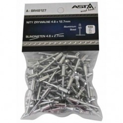 ASTA A-BR48127 Ø4.8x12.7mm Aluminium Blind Rivets (100 Pack)