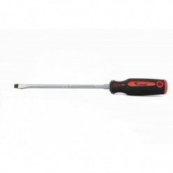 8mm Flat/ Slotted Screwdriver Metric Magnetic Tip Mounted In Entire Handle 200mm