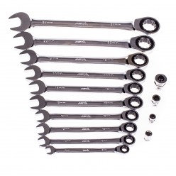 ASTA A-SRS14MF 14pc Ratchet Ring Combination Spanner Set (3)
