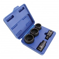 ASTA A-HN512 5pc Hub Nut Impact Socket Set For VAG - 1/2" Drive (Cover)