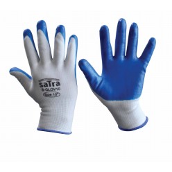 SATRA S-GLOV10 Nitrile Coated Extra Grip Gloves - Size 10 (12 Pairs) (Cover)