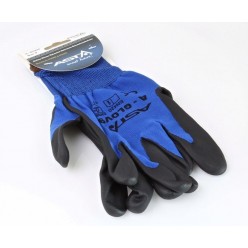 ASTA Safety Gloves Size 8 Nylon PU & Breathable Foam Nitrile Palm Coating EN388 EN420