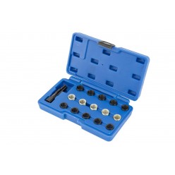 16pc Spark Plug Thread Repair Tool Set Rethreading 14mm x 1.25 Tap M16 A-62269