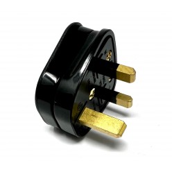 ASTA A-UK3PIN 13A Mains Plug 250V Rated (Black) (Cover)