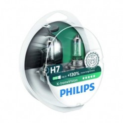 PHILIPS H7 X-treme Vision Headlight 2 Bulbs Set Kit 130% More Bright 12972XVS2