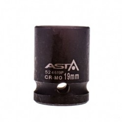 ASTA 524619P 19mm Impact Socket 1/2" Drive - Metric