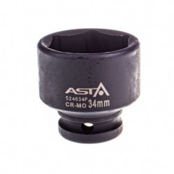 ASTA 524634P 34mm Impact Socket 1/2" Drive - Metric