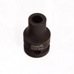 ASTA 525608P 8mm Impact Socket 1/2" Drive 12 Point