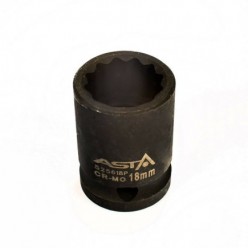 ASTA 525618P 18mm Impact Socket 1/2" Drive 12 Point