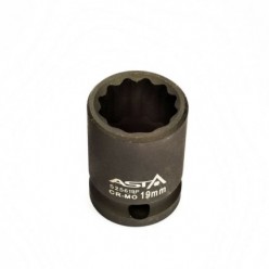 ASTA 525619P 19mm Impact Socket 1/2" Drive 12 Point