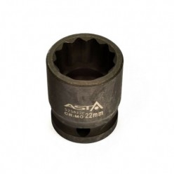 ASTA 525622P 22mm Impact Socket 1/2" Drive 12 Point