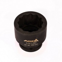 ASTA 526738P 38mm Impact Socket 3/4" Drive 12 Point