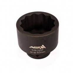 ASTA 526760P 60mm Impact Socket 3/4" Drive 12 Point