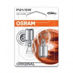2x Osram P21/5W 12V 21/5W Brake Stop Light Bulbs Orginal Parts BAY15d 7528-02B